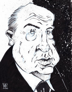 Alfred Hitchcock 11x14