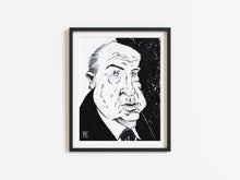 Load image into Gallery viewer, Alfred Hitchcock 11x14