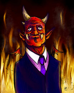 Gerdanon Fire Demon 8" x 10" Art Print