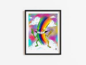 Rainbow Power Art Print