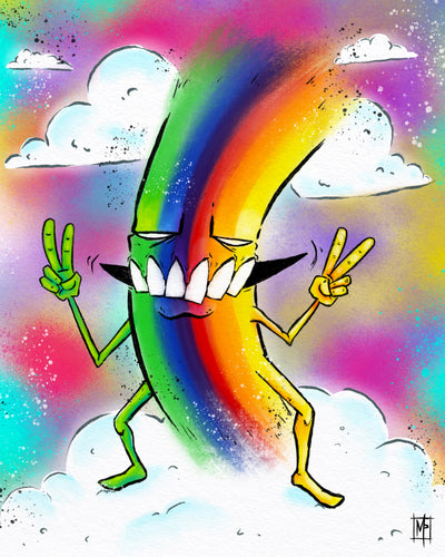 Rainbow Power Art Print