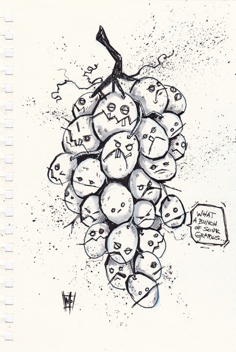 grapes sketches