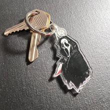 Load image into Gallery viewer, Ghostface keychain