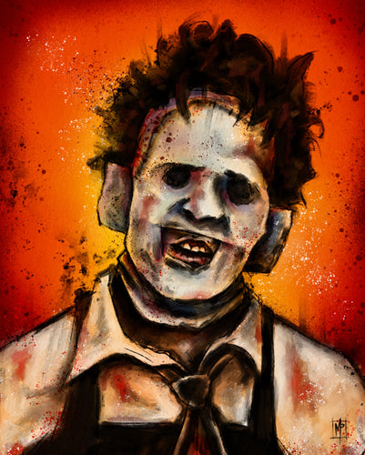 “Leathery Face” Print