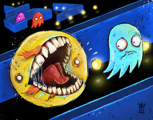4" Pac-Man Sticker